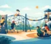 Estructuras teenager para parques que atraen
