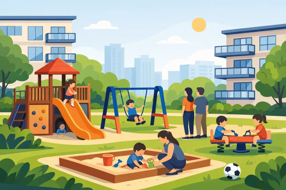 Guía parques infantiles conjuntos residenciales