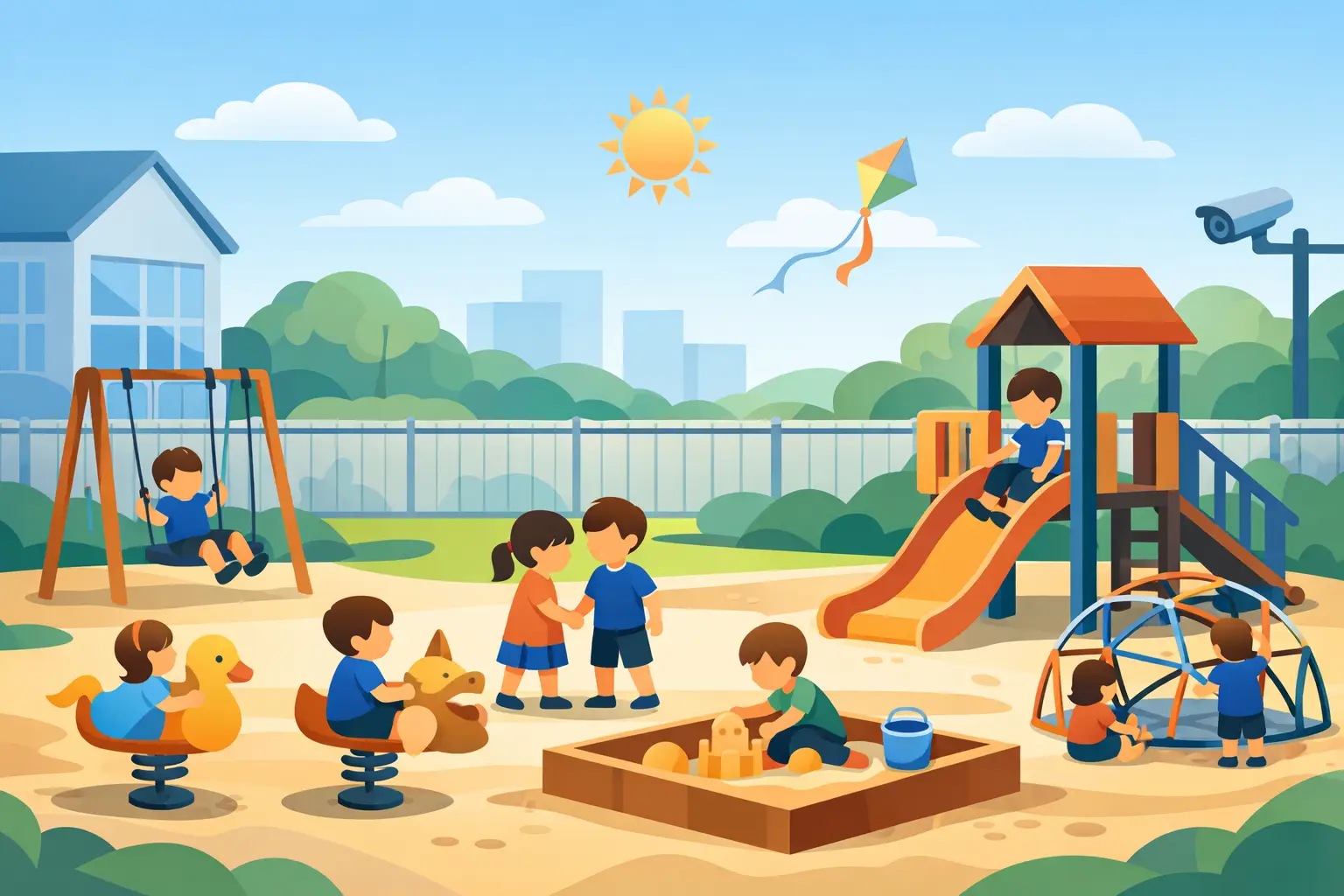 Mejores juegos infantiles para colegios seguros