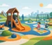 Piso EPDM para parques: seguridad y diseño