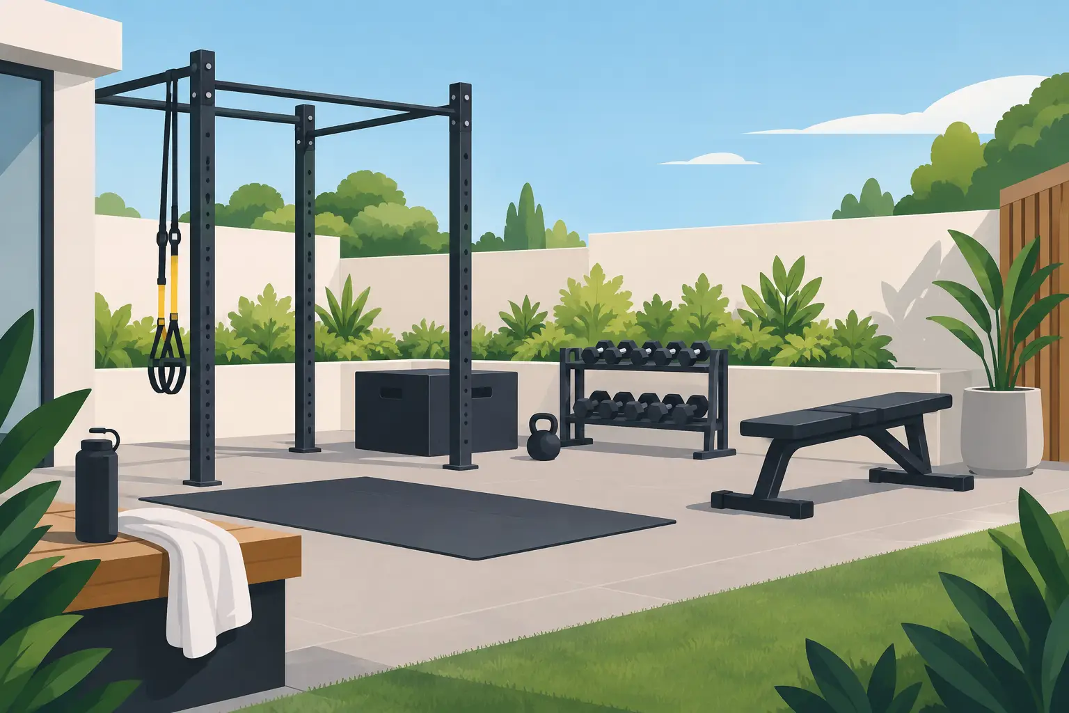 Fitness exterior: cómo planear un área que sí se usa