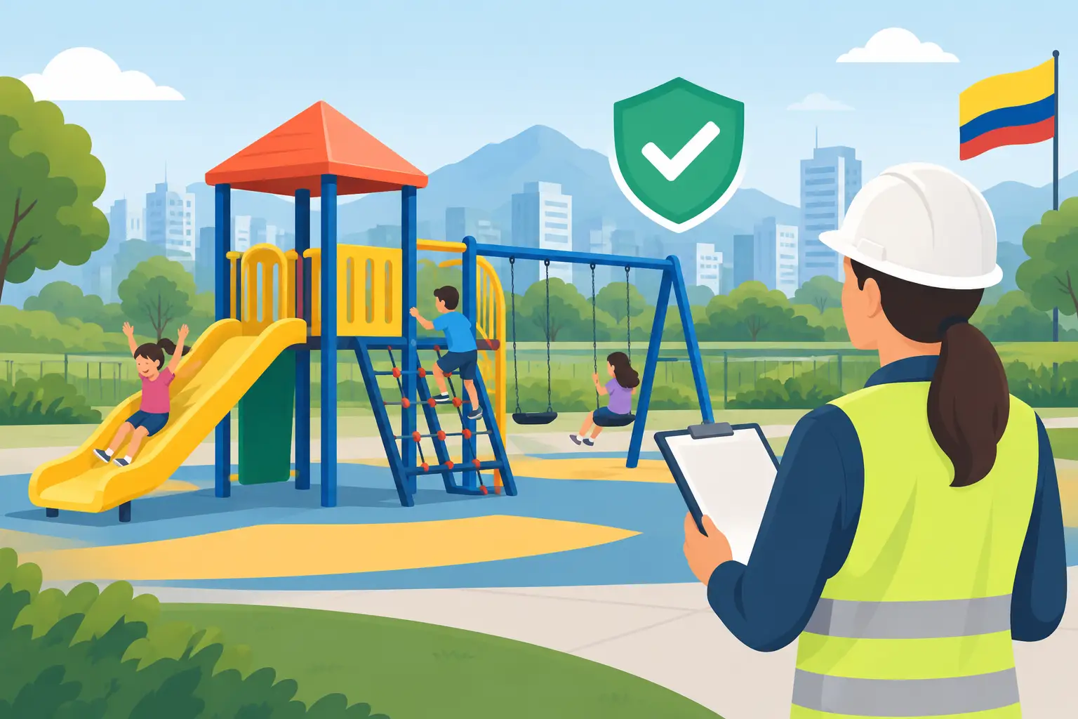 Normativa para parques infantiles en Colombia