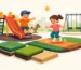 Qué piso protege caídas infantiles en parques