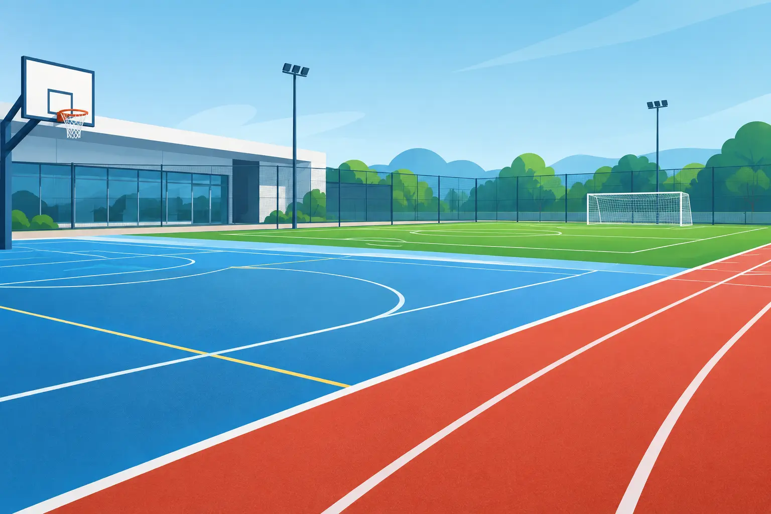 Superficies deportivas para uso intensivo