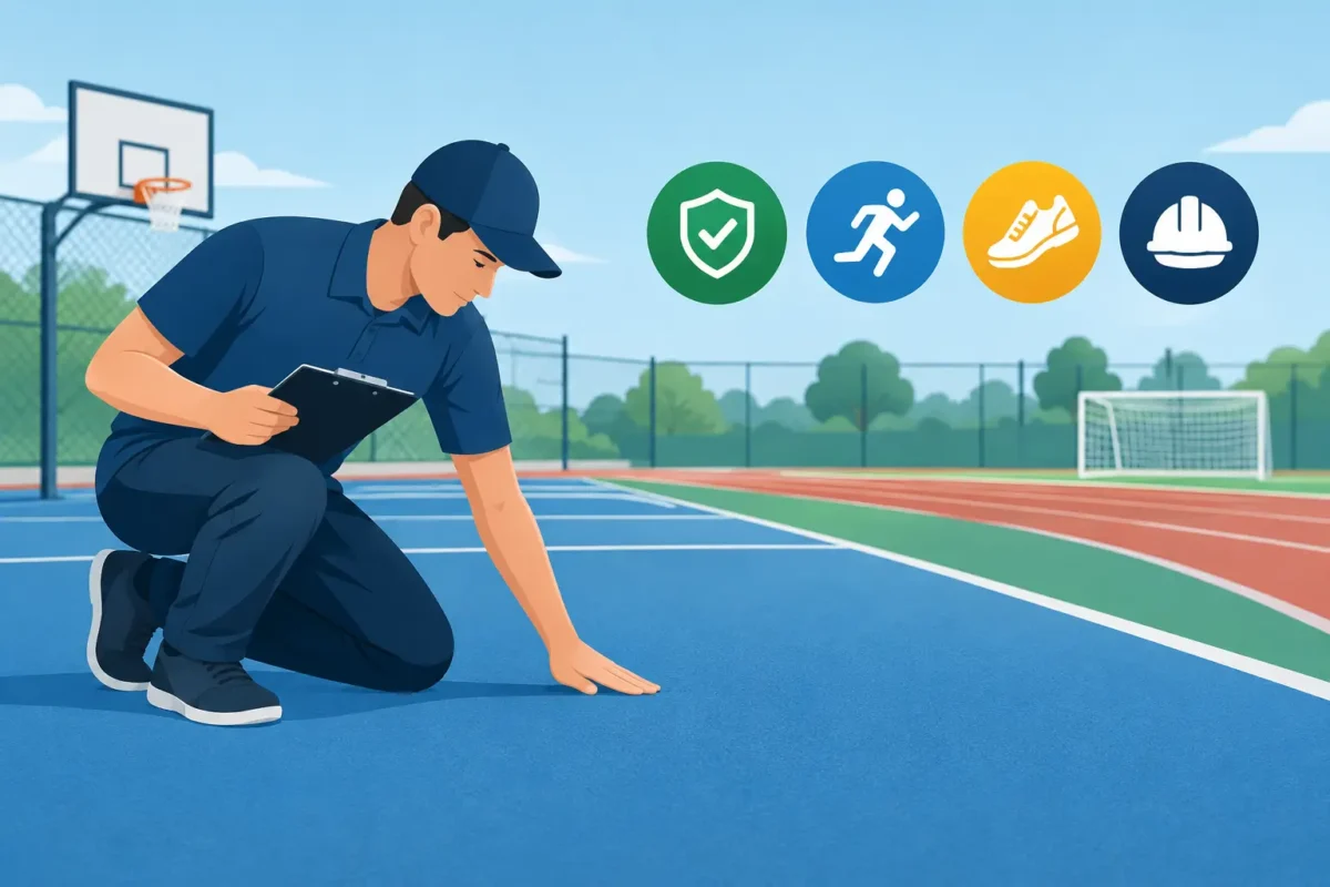 Guía de seguridad para superficies deportivas
