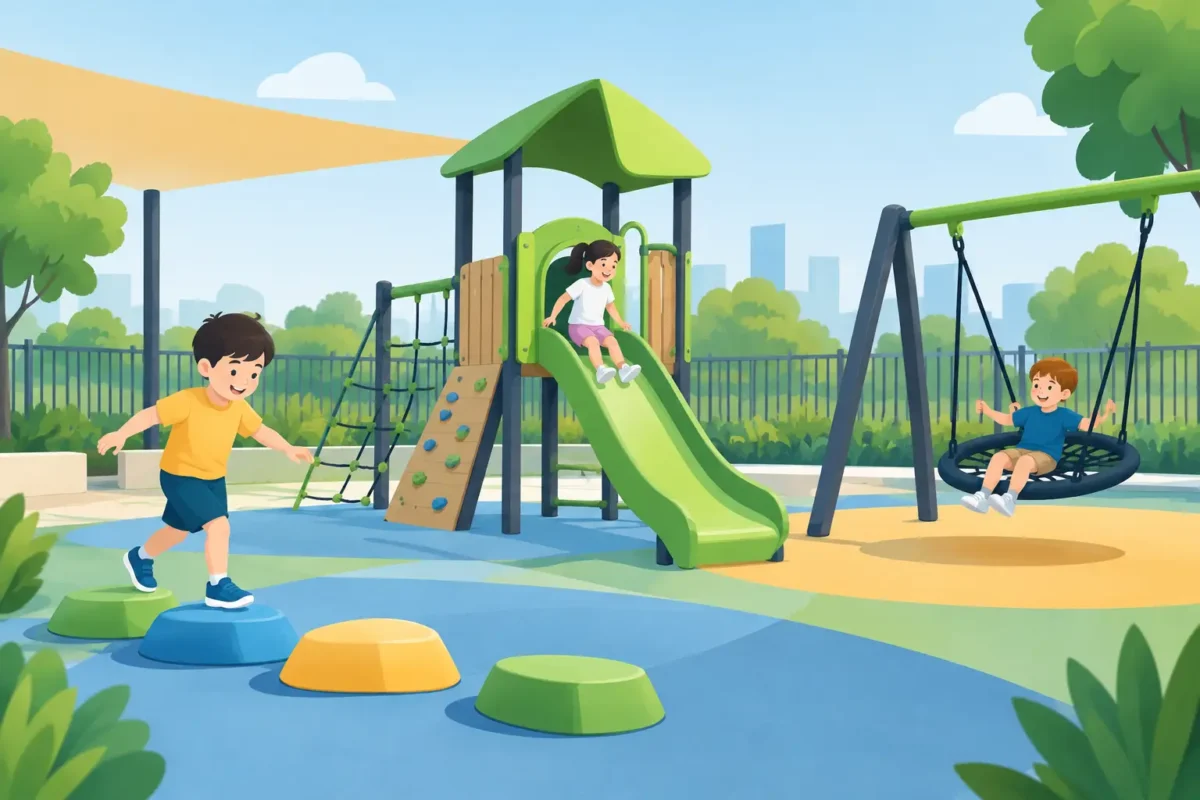 Juegos infantiles innovadores para espacios seguros